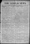 Thumbnail image of item number 1 in: 'The Lehigh News. (Lehigh, Okla.), Vol. 2, No. 38, Ed. 1 Thursday, September 17, 1914'.