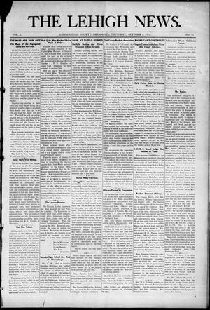 The Lehigh News. (Lehigh, Okla.), Vol. 2, No. 41, Ed. 1 Thursday, October 8, 1914