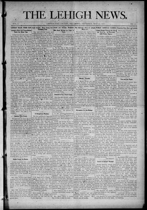 The Lehigh News. (Lehigh, Okla.), Vol. 3, No. 22, Ed. 1 Thursday, May 27, 1915