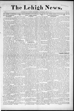 The Lehigh News. (Lehigh, Okla.), Vol. 5, No. 22, Ed. 1 Thursday, May 24, 1917