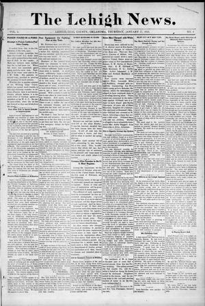 The Lehigh News. (Lehigh, Okla.), Vol. 6, No. 4, Ed. 1 Thursday, January 17, 1918