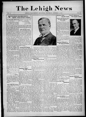 The Lehigh News (Lehigh, Okla.), Vol. 6, No. 45, Ed. 1 Thursday, October 31, 1918