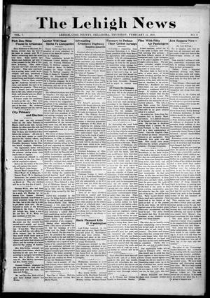 The Lehigh News (Lehigh, Okla.), Vol. 7, No. 8, Ed. 1 Thursday, February 13, 1919