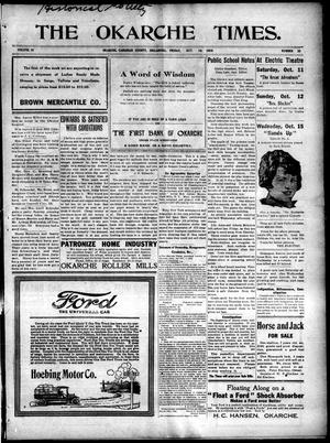 The Okarche Times. (Okarche, Okla.), Vol. 28, No. 25, Ed. 1 Friday, October 10, 1919
