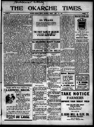 The Okarche Times. (Okarche, Okla.), Vol. 29, No. 21, Ed. 1 Friday, September 10, 1920