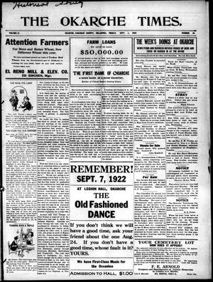 The Okarche Times. (Okarche, Okla.), Vol. 31, No. 20, Ed. 1 Friday, September 1, 1922