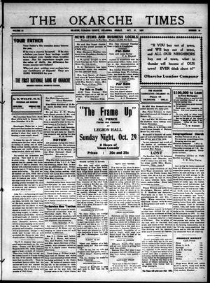 The Okarche Times. (Okarche, Okla.), Vol. 31, No. 28, Ed. 2 Friday, October 27, 1922