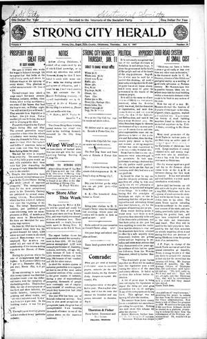 Strong City Herald (Strong City, Okla.), Vol. 5, No. 28, Ed. 1 Thursday, January 11, 1917
