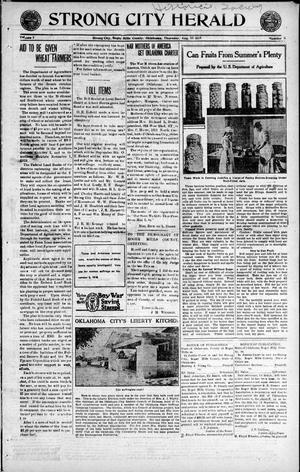 Strong City Herald (Strong City, Okla.), Vol. 7, No. 6, Ed. 1 Thursday, August 15, 1918