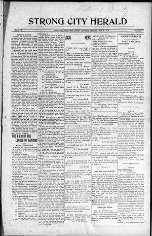 Strong City Herald (Strong City, Okla.), Vol. 8, No. 9, Ed. 1 Thursday, September 4, 1919