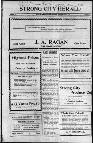 Strong City Herald (Strong City, Okla.), Vol. 10, No. 14, Ed. 1 Wednesday, January 4, 1922