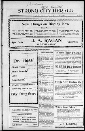 Strong City Herald (Strong City, Okla.), Vol. 10, No. 22, Ed. 1 Wednesday, March 1, 1922