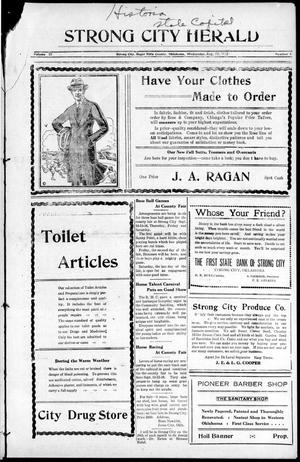 Strong City Herald (Strong City, Okla.), Vol. 10, No. 45, Ed. 1 Wednesday, August 23, 1922