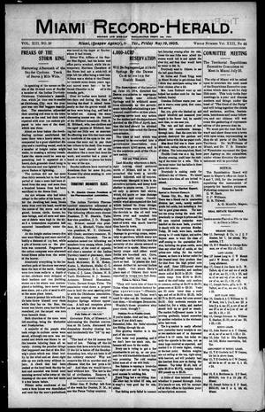Miami Record-Herald. (Miami, Indian Terr.), Vol. 13, No. 26, Ed. 1 Friday, May 19, 1905