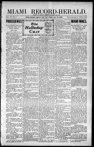 Miami Record-Herald. (Miami, Indian Terr.), Vol. 14, No. 9, Ed. 1 Friday, January 19, 1906