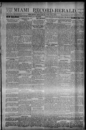 Primary view of object titled 'Miami Record-Herald. (Miami, Indian Terr.), Vol. 15, No. 12, Ed. 1 Friday, February 8, 1907'.