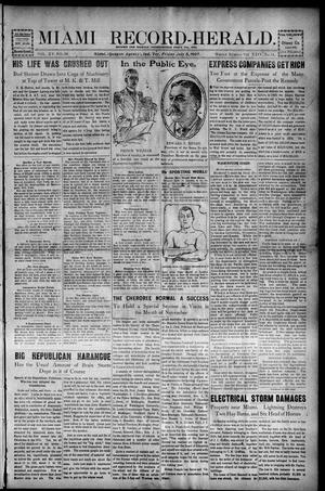 Miami Record-Herald. (Miami, Indian Terr.), Vol. 15, No. 33, Ed. 1 Friday, July 5, 1907