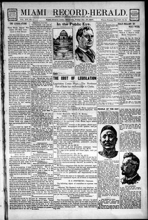 Miami Record-Herald. (Miami, Okla.), Vol. 16, No. 6, Ed. 1 Friday, December 27, 1907
