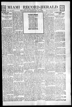 Miami Record-Herald. (Miami, Okla.), Vol. 16, No. 33, Ed. 1 Friday, July 3, 1908