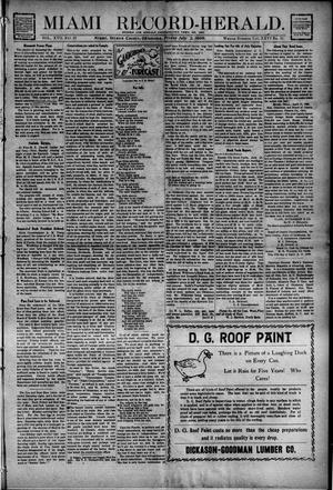 Primary view of object titled 'Miami Record-Herald. (Miami, Okla.), Vol. 17, No. 32, Ed. 1 Friday, July 2, 1909'.