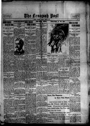 The Lenapah Post (Lenapah, Okla.), Vol. 2, No. 35, Ed. 1 Thursday, August 24, 1911