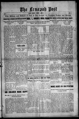 The Lenapah Post (Lenapah, Okla.), Vol. 3, No. 1, Ed. 1 Thursday, January 4, 1912