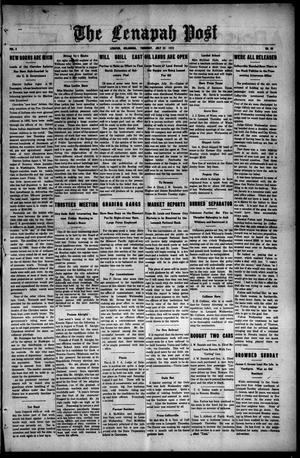 The Lenapah Post (Lenapah, Okla.), Vol. 3, No. 30, Ed. 1 Thursday, July 25, 1912