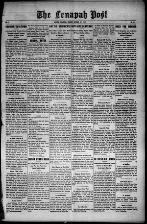 The Lenapah Post (Lenapah, Okla.), Vol. 3, No. 43, Ed. 1 Thursday, October 24, 1912