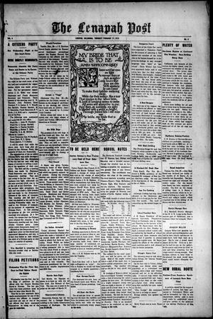 The Lenapah Post (Lenapah, Okla.), Vol. 4, No. 9, Ed. 1 Thursday, March 27, 1913