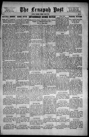 The Lenapah Post (Lenapah, Okla.), Vol. 4, No. 16, Ed. 1 Thursday, April 17, 1913