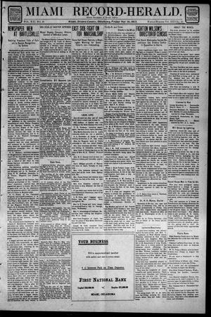Miami Record-Herald. (Miami, Okla.), Vol. 21, No. 26, Ed. 1 Friday, May 16, 1913