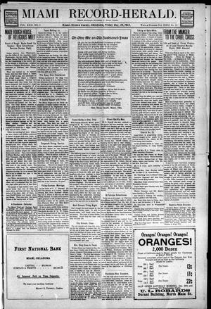 Miami Record-Herald. (Miami, Okla.), Vol. 22, No. 5, Ed. 1 Friday, December 19, 1913