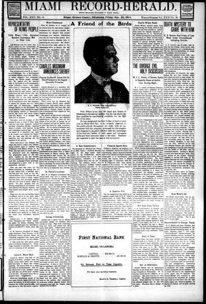 Miami Record-Herald. (Miami, Okla.), Vol. 22, No. 18, Ed. 1 Friday, March 20, 1914