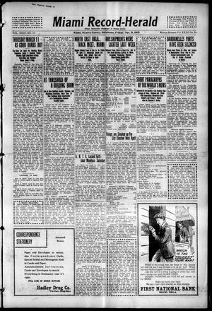 Miami Record-Herald (Miami, Okla.), Vol. 23, No. 16, Ed. 1 Friday, March 5, 1915