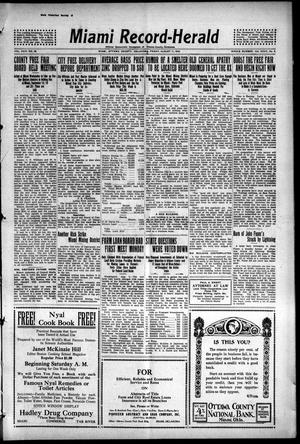Miami Record-Herald (Miami, Okla.), Vol. 24, No. 39, Ed. 1 Friday, August 11, 1916