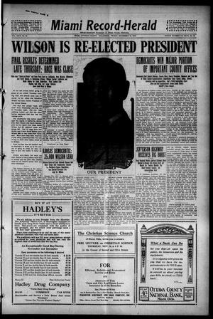 Miami Record-Herald (Miami, Okla.), Vol. 24, No. 52, Ed. 1 Friday, November 10, 1916