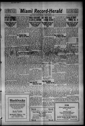 Miami Record-Herald (Miami, Okla.), Vol. 25, No. 9, Ed. 1 Friday, January 12, 1917