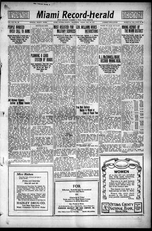 Miami Record-Herald (Miami, Okla.), Vol. 25, No. 28, Ed. 1 Friday, May 25, 1917