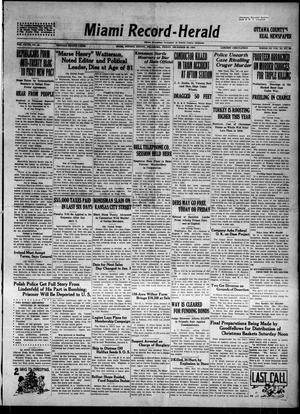 Miami Record-Herald (Miami, Okla.), Vol. 28, No. 42, Ed. 1 Friday, December 23, 1921