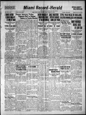 Miami Record-Herald (Miami, Okla.), Vol. 28, No. 49, Ed. 1 Friday, February 10, 1922