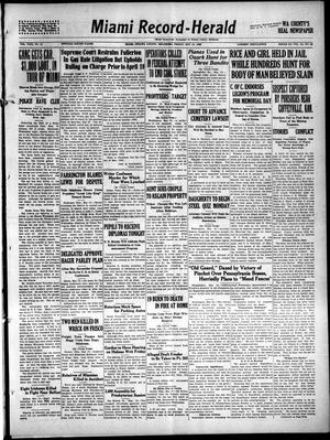 Primary view of object titled 'Miami Record-Herald (Miami, Okla.), Vol. 29, No. 11, Ed. 1 Friday, May 19, 1922'.