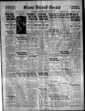 Miami Record-Herald (Miami, Okla.), Vol. 29, No. 18, Ed. 1 Friday, July 7, 1922