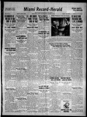 Miami Record-Herald (Miami, Okla.), Vol. 29, No. 43, Ed. 1 Friday, December 22, 1922