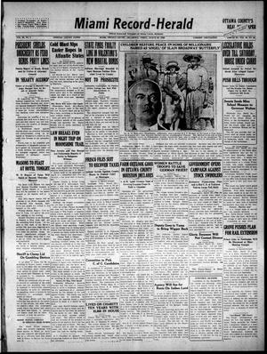 Miami Record-Herald (Miami, Okla.), Vol. 30, No. 5, Ed. 1 Friday, March 30, 1923