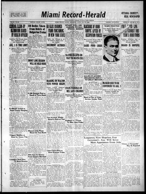 Miami Record-Herald (Miami, Okla.), Vol. 30, No. 22, Ed. 1 Friday, July 27, 1923