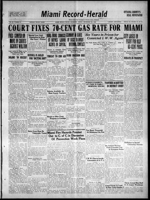 Miami Record-Herald (Miami, Okla.), Vol. 30, No. 31, Ed. 1 Friday, September 28, 1923