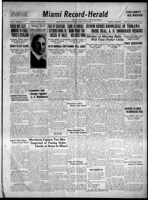 Miami Record-Herald (Miami, Okla.), Vol. 30, No. 38, Ed. 1 Friday, November 16, 1923