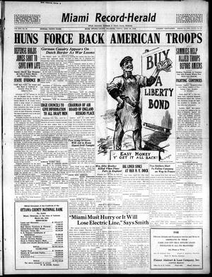Miami Record-Herald (Miami, Okla.), Vol. 25, No. 45, Ed. 1 Friday, April 26, 1918
