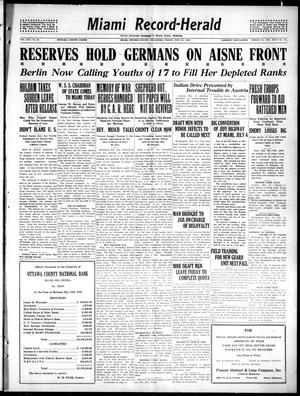 Miami Record-Herald (Miami, Okla.), Vol. 25, No. 50, Ed. 1 Friday, May 31, 1918