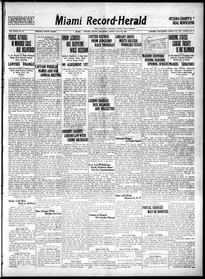 Miami Record-Herald (Miami, Okla.), Vol. 27, No. 21, Ed. 1 Friday, July 23, 1920